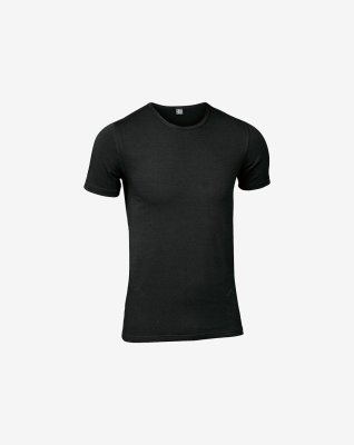2-pak t-shirt o-neck | bomuld | sort -JBS