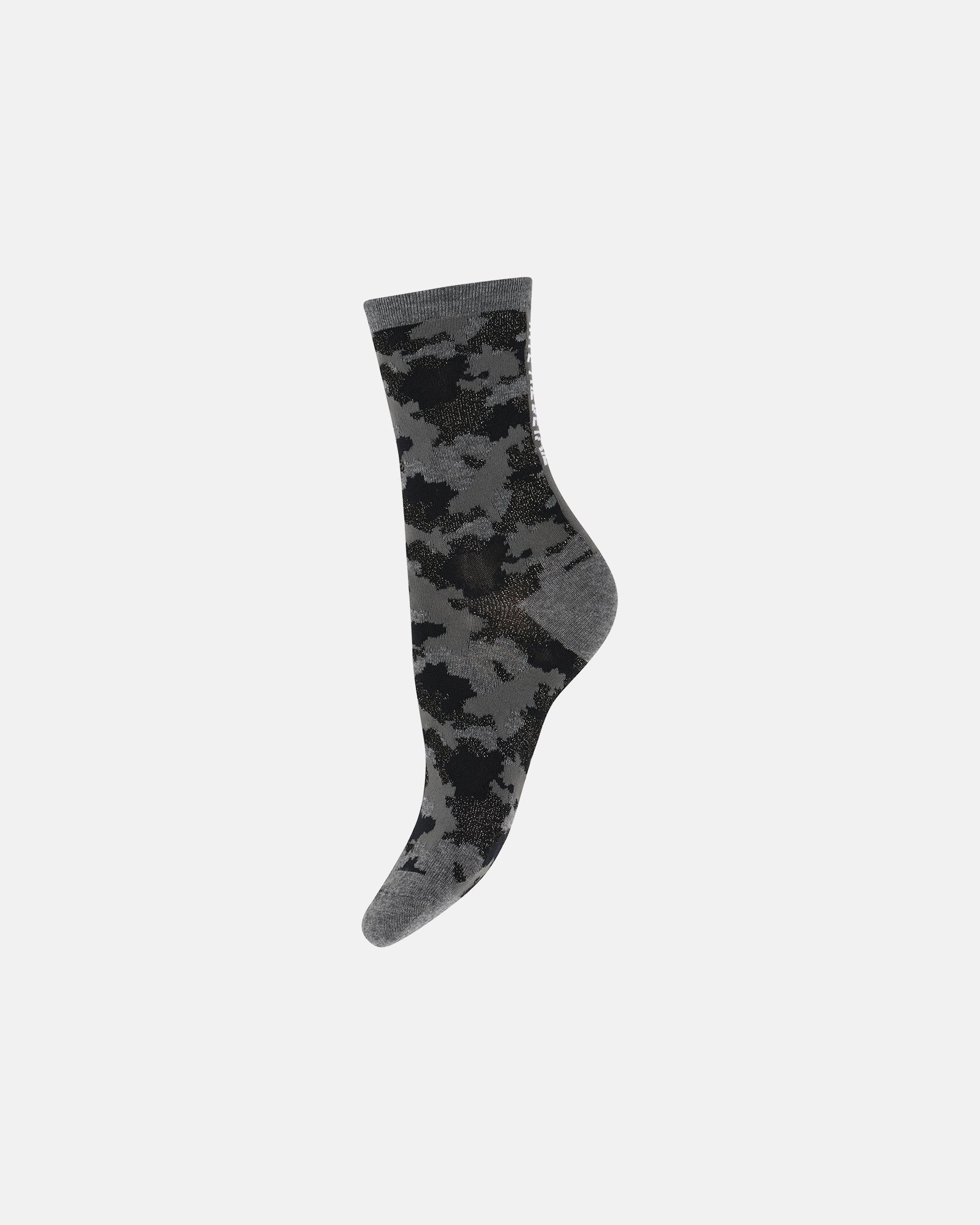 Fashion" strømper polyamid | camouflage grå
