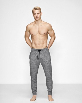 Sweat pants | økologisk bomuld | lys grå -JBS of Denmark Men