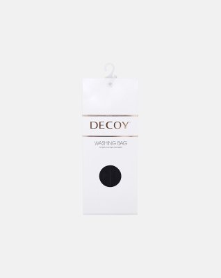 Vasketøjspose med glidelås | sort -Decoy