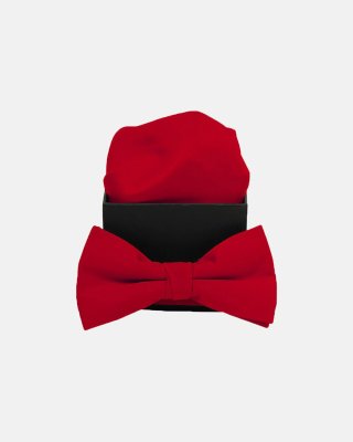 Butterfly m. klud | 100% polyester | Rød