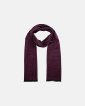 Halstørklæde | 100% børstet silke | bordeaux - Connexion Tie
