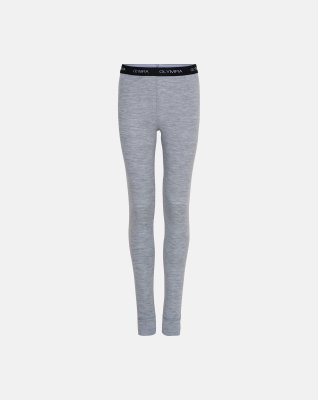 Long johns "kids", 100% uld, Grå