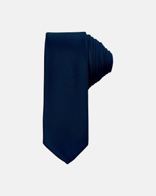 Slips 5 cm | 100% polyester | navy -Connexion Tie
