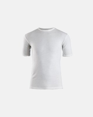 T-shirt m/korte ærmer | 100% uld | beige -Olympia