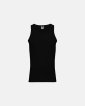 "660 rib" tank-top (singlet) | 100% bomuld| sort - Dovre