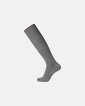"Broad rib" knæhøje strømper | 100% uld | grå - Egtved