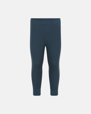 Leggings | uld/bomuld | blå -SmåRollinger