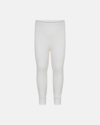 Leggings | Uld/bomuld | Hvid