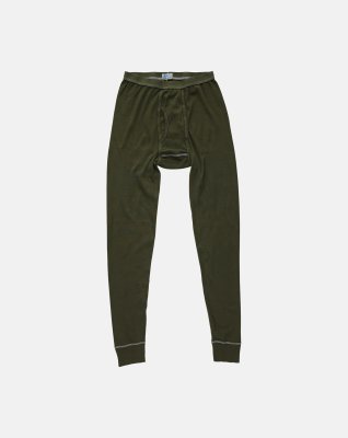 Long johns m. gylp | 100% bomuld | Grøn -JBS