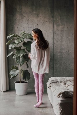 Strømpebukser "leo" | 50 denier | Pink
