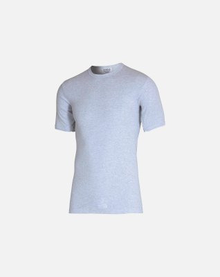 "Classic" t-shirt o-hals | 100% bomuld | grå -Olympia