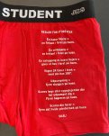 Tights "student" | Bomuld | Rød -JBS