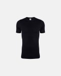 T-shirt "rib" | økologisk bomuld | sort -Dovre