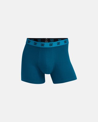 Trunks "basic" 3-pak | Økologisk bomuld | Blå