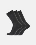 3-pak sokker | økologisk uld | grå -Dovre