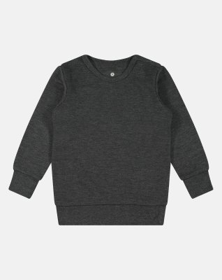 Sweatshirt baby, Bambusviskose, Mørkegrå