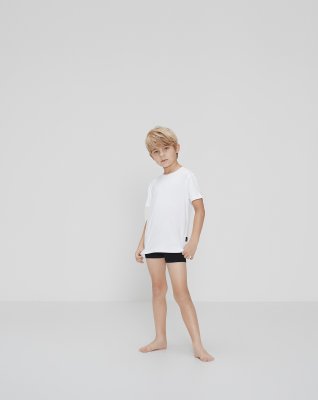 T-shirt o-hals |  bambus | hvid -JBS of Denmark Kids