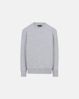 Sweatshirt | Økologisk bomuld | Grå melange -Claudio