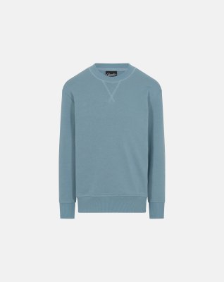 Sweatshirt | økologisk bomuld | blå -Claudio