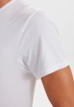 3-pak t-shirt | økologisk bomuld | hvid -Claudio