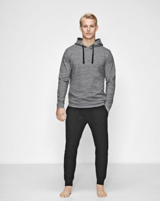 Sweat hoodie | økologisk bomuld | lysgrå -JBS of Denmark Men