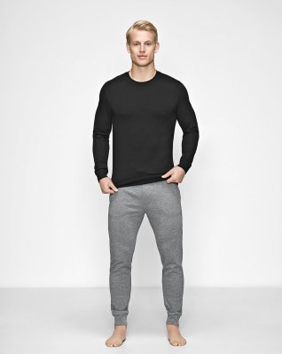Sweatshirt | bambus | sort -JBS of Denmark Men