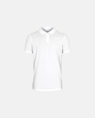 Piqué polo |  bambus | hvid