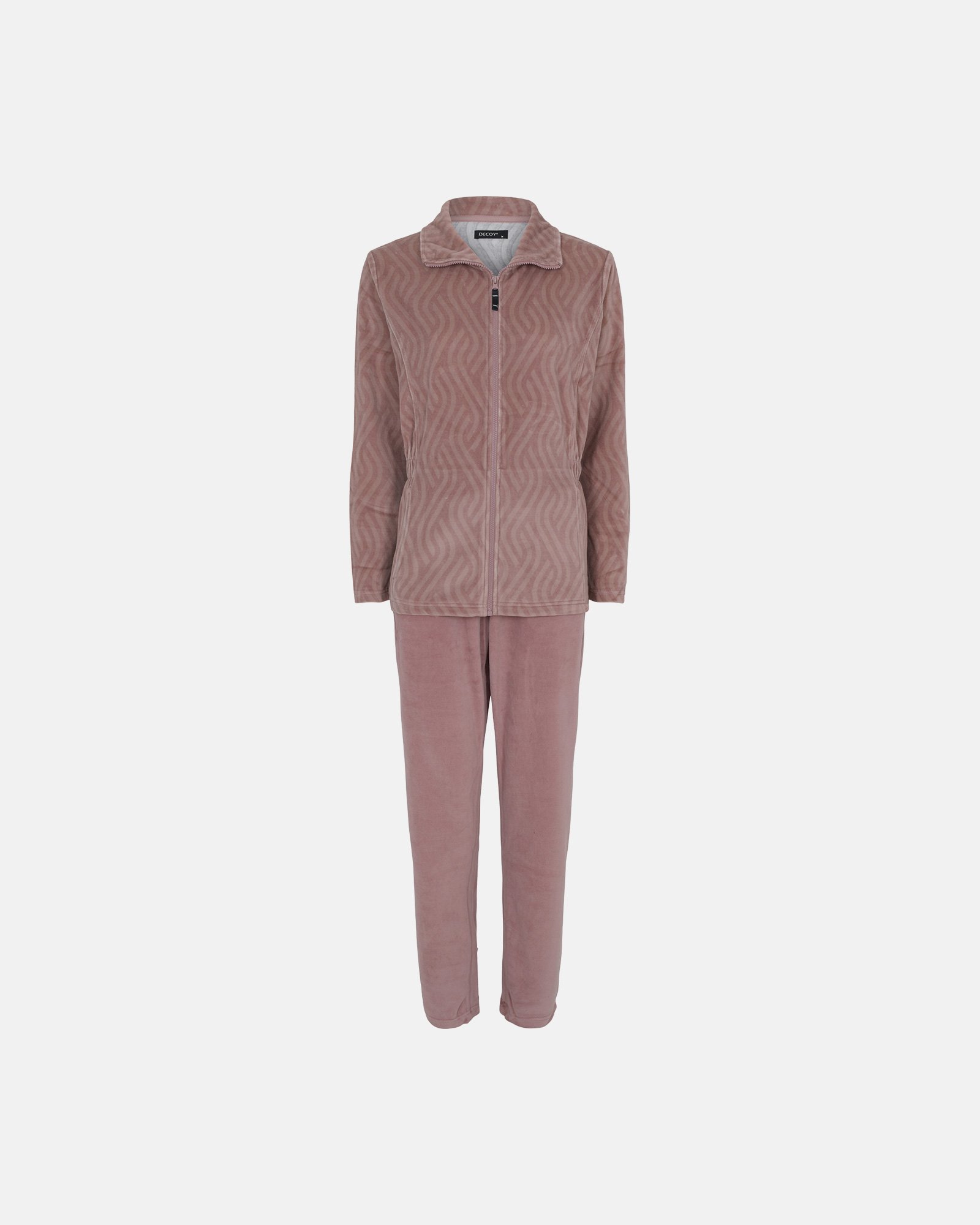 Pyjamas sæt i velour | bomuld | rose fra Decoy - Køb hos Intimo