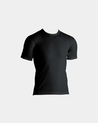 Undertrøje t-shirt | 100% merino uld | sort -Dovre