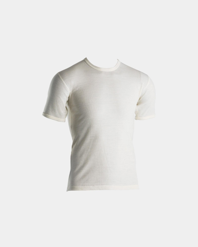 Undertrøje t-shirt | 100% merino uld | natur
