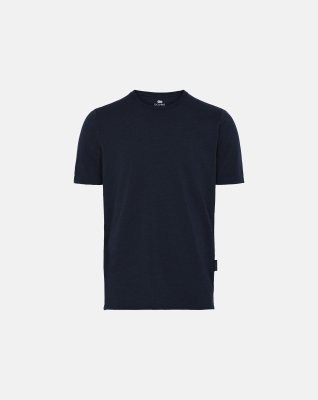 Undertrøje, t-shirt | 100% knitted merino uld | navy -Dovre