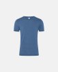 T-shirt | 100% økologisk uld | blå - Dovre
