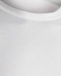 T-shirt langærmet "rib" | økologisk bomuld | hvid -Dovre