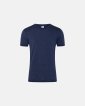 T-shirt | 100% økologisk uld | navy - Dovre