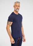 T-shirt | 100% økologisk uld | navy -Dovre