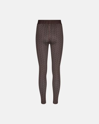 Leggings "logo" | Polyester | Brun -Hype the Detail