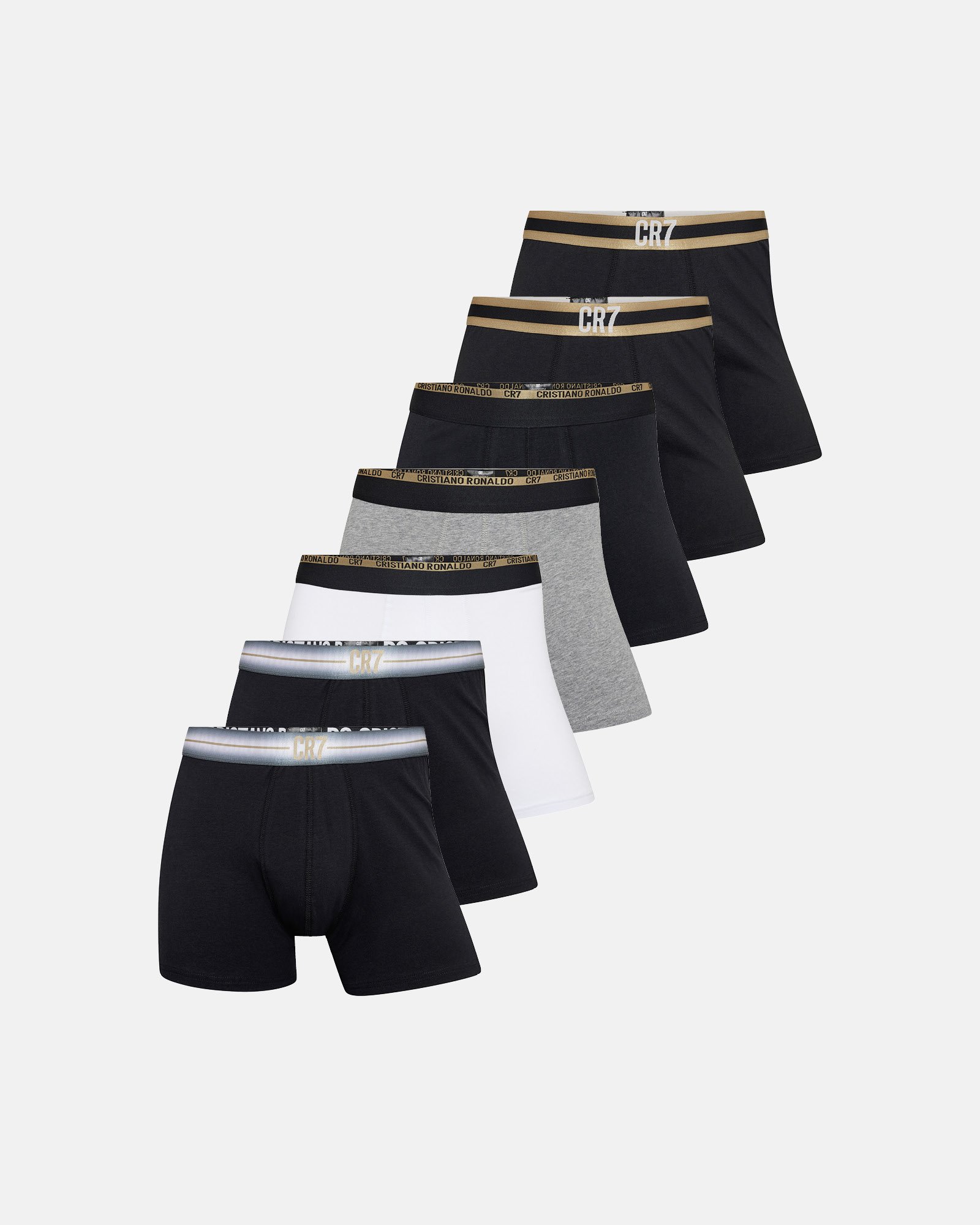 Trunks "basic" 7-pak | Bomuld | Multifarvet -CR7 Trunks "basic" 7-pak | Bomuld | Multifarvet -CR7