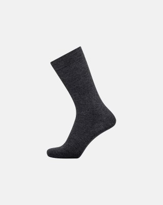 3-pak sokker | bambus | mørk grå melange -Dovre