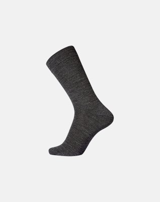 3-pak "No Elastic / Twin" sokker | uld | mørk grå -Dovre