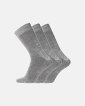 3-pak "No Elastic / Twin" sokker | uld | lys grå - Dovre