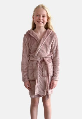 Badekåbe i frotté | 100% recycled polyester | Rose