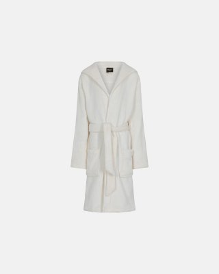 Badekåbe i frotté | 100% recycled polyester | Ivory