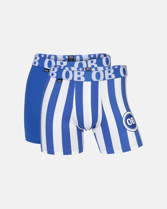 Fodbold tights / OB | bomuld | hvid/blå