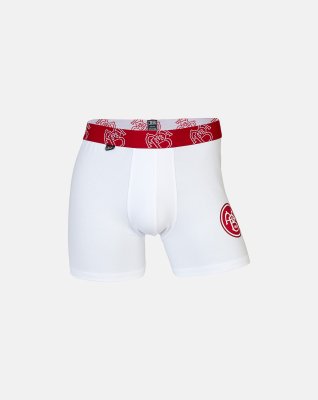 Tights "fodbold AAB" | Bomuld | Hvid/rød -JBS