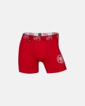 Tights "fodbold AAB" | Bomuld | Hvid/rød -JBS