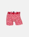 Tights "fodbold AAB" | Bomuld | Hvid/rød -JBS