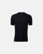 T-shirt v-neck "jersey" | 100% økologisk bomuld | sort - Dovre