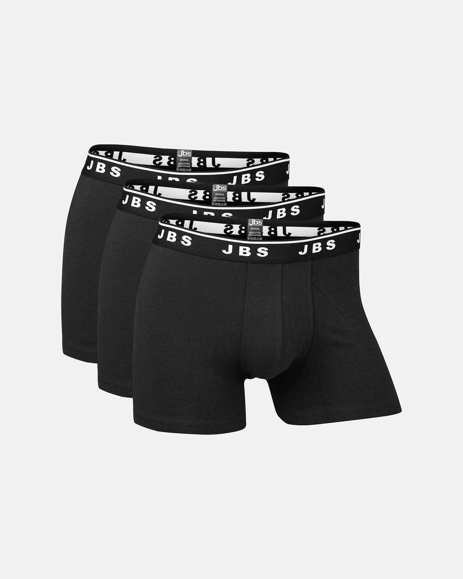 Tights 3-pak | Økologisk bomuld | Sort -JBS