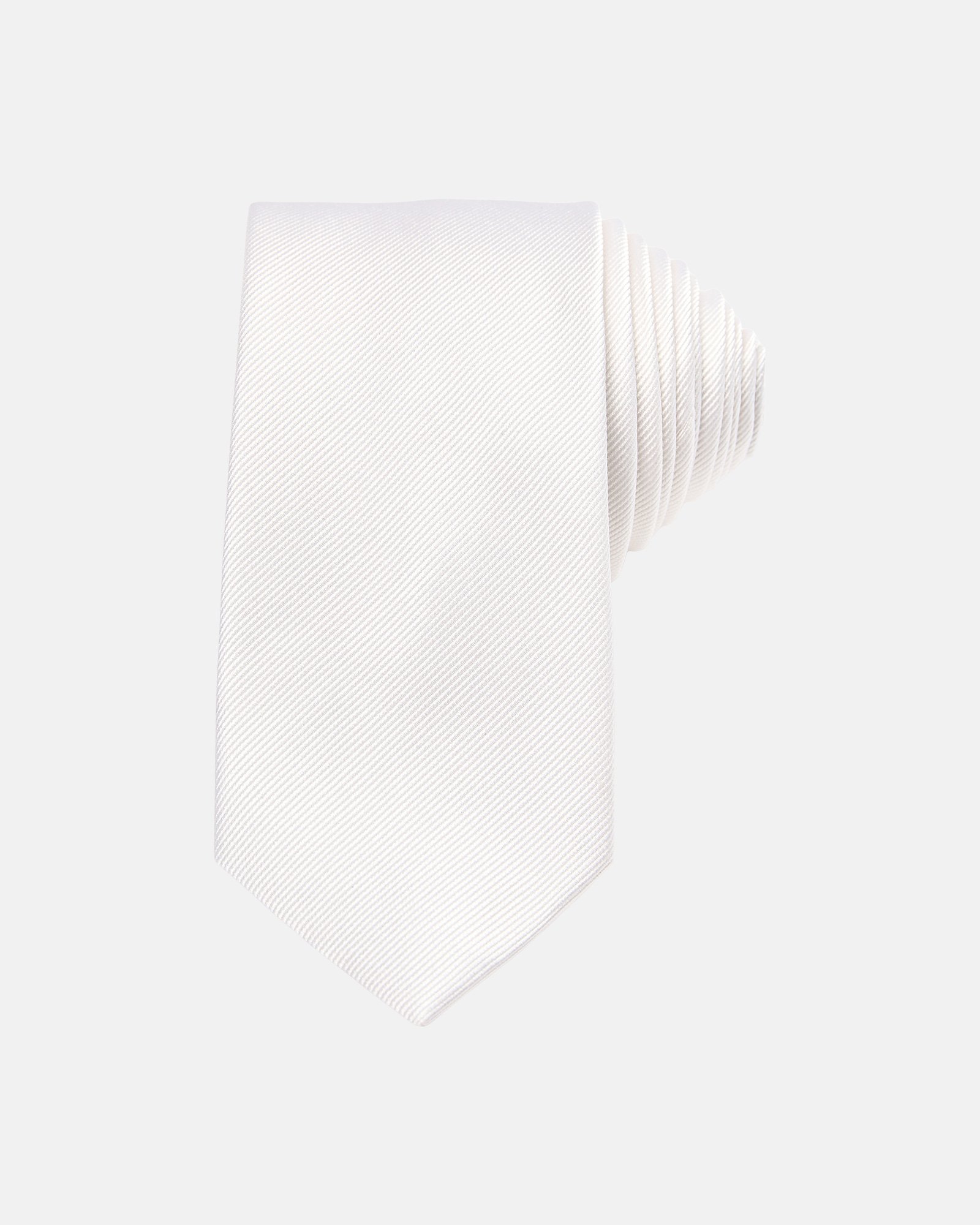 Slips | 7 cm | 100% silke | Hvid -Connexion Tie